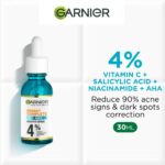 Garnier Bright Complete Anti-Acne Booster Serum 4% 30ml | Indunisia | Brighten & Fight Acne - Image 2
