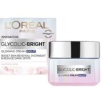 L'Oreal Glycolic Bright Glowing Night Cream 50ml | Brightening & Revitalizing Night Cream | France