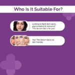 Derma co 1% Kojic + Arbutin Night Repair Face Serum Gel - Image 3