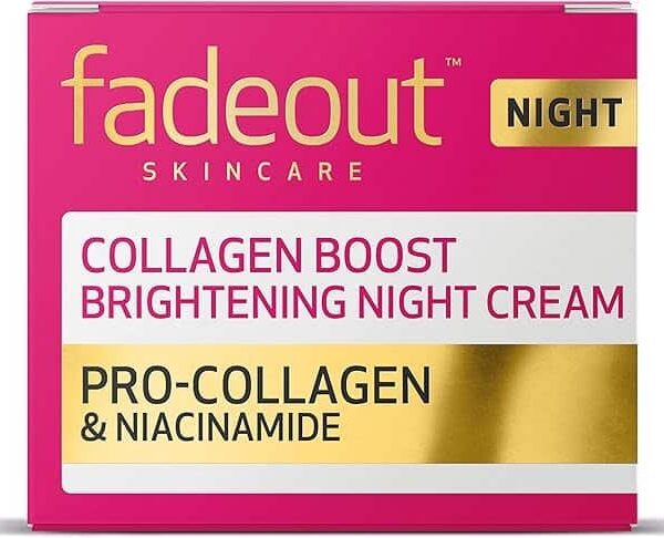 Revitalize at Night with FADEOUT Collagen Boost Brightening Night Cream 50ml