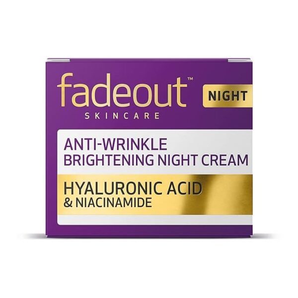 FADE OUT Anti-Wrinkle Brightening Night Cream 50ml - Revive Your Skin Overnight