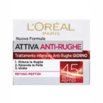 L'Oreal Attiva Anti-Rughe Trattamento Intensivo Anti-Rughe 50ml | Intensive Wrinkle Treatment | France