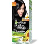 Garnier Color Naturals Crème Riche - Black 55ml + 50g | Long-Lasting, Rich Black Hair Color | Indonesia
