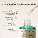 Axis-Y Artichoke Intensive Skin Barrier Ampoule 30ml | Korea | Strengthened and Hydrated Skin - Image 2