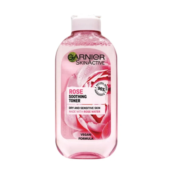 Garnier Rose Soothing Toner 200ml | Refresh & Soothe Sensitive Skin