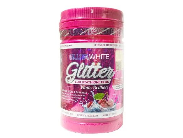 Gluta White Glitter L-Glutathione Plus White Brillion Powder - Advanced Skin Whitening Supplement