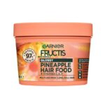 Garnier Fructis Glossy Pineapple Hair Food Mask 390ml | 3-in-1 Treatment for Long, Dull Hair | Germany