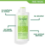 Simple Soothing Facial Toner 200ml | Gentle Hydration for Sensitive Skin - Image 3