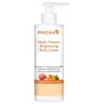 WishCare Multi-Vitamin Brightening Body Lotion 200ml | Nourishing Lotion with 5% Vitamin C & Niacinamide for Radiant Skin | India