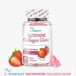 Nature Glow Glutathione Collagen Glow – Strawberry Flavor – 60 Gummies | Skin Brightening & Anti-Aging Supplement | Philippines