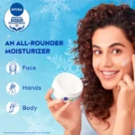 Nivea Soft Cream With Moisturizer 50 ml - Intense Hydration for Face, Hands, and Body - Image 3