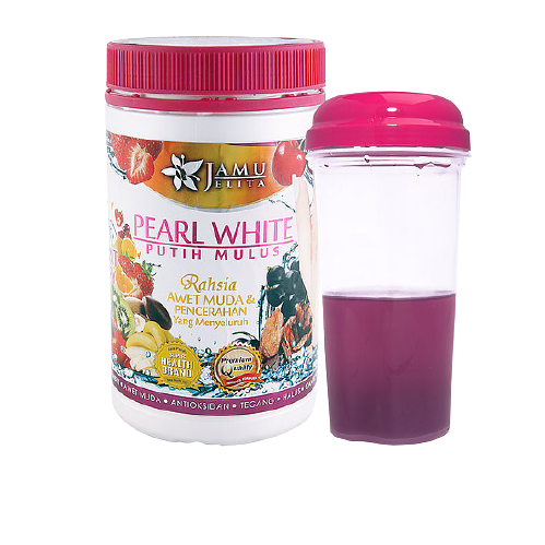Jamu Jelita Pearl White Putih Mulus 400g | Brighten & Nourish Skin Naturally