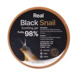 Foodaholic Black Snail Soothing Gel 98% 300ml | Skin Hydration, Repair, and Calming | Korea