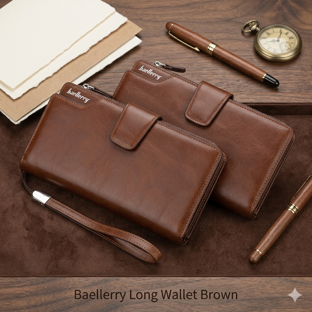 Bealleray Long Wallet Brown