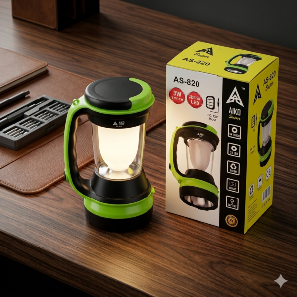 AIKO Super LED Solar Torch & Lamp