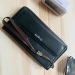 New Long Wallet Phone Pouch Black