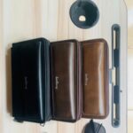 New Long Wallet Phone Pouch Coffee Brown