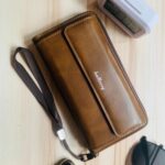 New Long Wallet Phone Pouch Tan