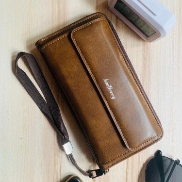 New Long Wallet Phone Pouch Tan