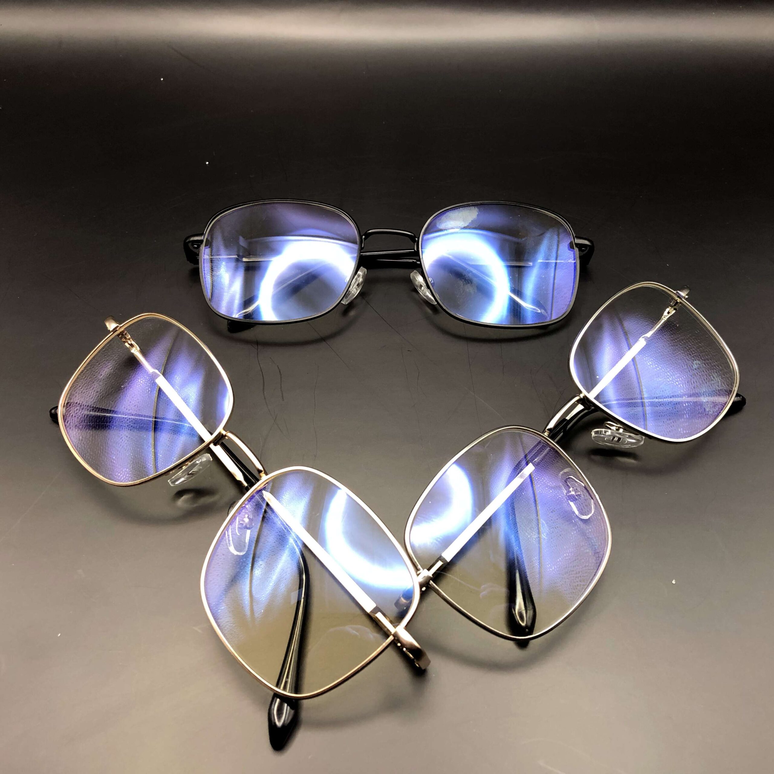 Metal Bluecut Glass